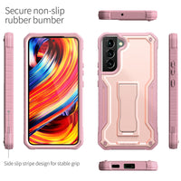 1 x RAW Customer Returns ExoGuard Mobile Phone Case for Samsung Galaxy S22 Plus 5G with Screen Protector, Shockproof Military 360 Degree Full Body Armor Case for Samsung S22 S22 Plus, Pink - RRP €15.79