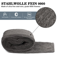 1 x RAW Customer Returns Pack of 4 Steel Wool Fine 0000 2 m, JatilEr Steel Wool Against Mice Rustproof Iron Wool Easy to Cut Steel Wool Fine Steel Wool for Home Garden House Garage Effectively Insulate Rodents - RRP €13.1