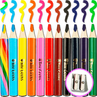 1 x RAW Customer Returns TinyGeeks Jumbo Colored Pencils - NEW 2024 Children s Colored Pencils and Extra Rainbow Pencil Pencil Sharpener Perfect for young school children Recommended by Teachers. - RRP €6.97