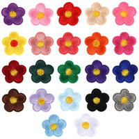 1 x RAW Customer Returns TIESOME 22 Pieces Flower Appliques, Flower Embroidered Patches for Ironing on, Iron-on Patches for Hat Jeans Jackets Backpacks DIY Accessories Daisy Flower - RRP €16.8