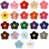 1 x RAW Customer Returns TIESOME 22 Pieces Flower Appliques, Flower Embroidered Patches for Ironing on, Iron-on Patches for Hat Jeans Jackets Backpacks DIY Accessories Daisy Flower - RRP €16.8