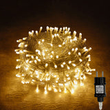 1 x RAW Customer Returns Gresonic 100 200 300 400 LED Fairy Lights Power Operated with Plug Outdoor and Indoor for Garden Wedding Christmas Party Warm White Warm White, 200LED  - RRP €22.76