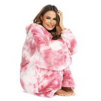 1 x RAW Customer Returns YEPLINS Pullover Hoodie Robe Blanket Hoodie Blanket Hoodie Flannel - RRP €28.22