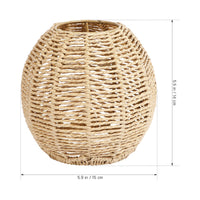 3 x Brand New TOPBATHY Hanging Lampshade Rattan Lampshade Hanging Lampshade Wicker Lampshade Wicker Lampshade for Kitchen Living Room Bedroom Restaurant Dining Room - RRP €69.54