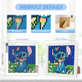 1 x Brand New RICUVED Stitch Diamond Painting Children Set with Frame, 5D DIY Diamond Painting Pictures, 5d Anime Diamond Painting with Frame Creative Gifts for Girls Home Wall Decor 18 x 18 cm - RRP €20.4