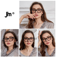 1 x RAW Customer Returns JM Photochromic Bifocal Reading Glasses Sunglasses for Women, Cat Eye Blue Light Reading Glasses Tortoise 3.5 - RRP €22.66