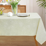 11 x Brand New Arquiel Floral Rectangular Tablecloth, Resistant Jacquard Fabric Tablecloth, Washable Stain-Resistant Polyester Tablecloth for Kitchen Dining Room Parties 152x213cm  - RRP €186.89