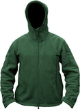 1 x RAW Customer Returns TACVASEN Men s Fleece Jacket Military Outdoor Windproof Jacket with Hood, Size M, Forest Green - RRP €58.46