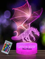 4 x Brand New Nice Dream Lion Night Light for Children, 3D Illusion Lamp Children s Room LED Light, Remote Control 16 Color Changing Dimmable, Christmas Gifts for Girls Boys Living Room Bedroom Decor - RRP €49.4