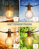 1 x RAW Customer Returns Zuske fairy lights bulbs, 7.6M LED fairy lights outdoor power with 12 1 warm white bulbs, IP65 waterproof fairy lights outdoor for garden, terrace, weddings, parties, balconies and beer gardens - RRP €27.22