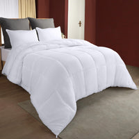 1 x RAW Customer Returns Utopia Bedding duvet 140 x 200 cm, all year round duvet 280 GSM filling, microfiber quilt white  - RRP €20.4