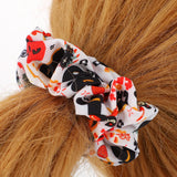 1 x Brand New minkissy 10 pieces Halloween hair tie hair tie ponytail scrunchies for girls hair accessories for girls Halloween stretchy hair ties Halloween girls hair rope fabric hair bands curly - RRP €8.05