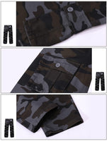 1 x RAW Customer Returns iCKER Men s Cargo Pants Camouflage Pants Military Casual Outdoor Work Pants Leisure Pants, Camo Black, 34 - RRP €34.2