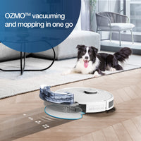 1 x RAW Customer Returns ECOVACS DEEBOT N8 Robot Vacuum Cleaner, 2-in-1 Vacuum and Wash, Max Mode, 2300 Pa, Custom Cleaning, Multi-level Mapping, Virtual Barriers, App Control Alexa - RRP €176.12