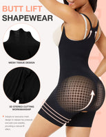 1 x RAW Customer Returns FeelinGirl Shapewear for Women Tummy Control Shaping Body with Adjustable Straps Body Shaper Body Shaper Faja Bodysuit High Waist Figure Shaping Underbust Black 3XL 4XL - RRP €28.72