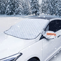 5 x Brand New Front Windshield Cover, 170 x 143 cm, Car Windshield Cover, Windshield, Foldable 9 Magnetic Winter Protection for Summer, Winter, Against Sun, Dust, Ice, the snow - RRP €150.0