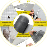 1 x RAW Customer Returns Fly screen window magnet, slot model fly screen for windows Max size 150 x 180cm, fiberglass net Easy installation Prevents insects flies mosquitoes from entering the room - RRP €33.26