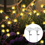 1 x RAW Customer Returns Riokko Solar Lights Outdoor, 4 Pack 10 LED Firefly light Solar Powered Firefly Garden Light, Waterproof Swing Garden Light with Starry Sky for Yard Patio Solar Garden Decoration Lights - RRP €13.76