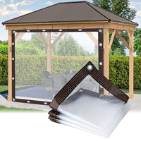 1 x RAW Customer Returns Shengruili Waterproof Transparent Tarpaulin, 2x4m Tarpaulin With Eyelets, Greenhouse Pet Hutch Roof, Weatherproof Tarpaulin Foldable Tarpaulin, PVC Waterproof Rain Cover, Tarpaulin Transparent Tarpaulin - RRP €25.67