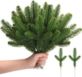 1 x RAW Customer Returns Pduoduo Artificial Pine Branches, Artificial Fir Branches, Evergreen Fir Branches for Christmas, Artificial Pine Branches DIY Accessories for Christmas Simulation Fir Artificial 36 Pieces  - RRP €17.23