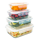 1 x RAW Customer Returns LG Luxury Grace Glass Lunch Box 0.36 0.60 1 1.50 L . Container with Hermetic Closure. Containers Suitable for Microwave, Oven, Dishwasher and Freezer. BPA free. - RRP €30.37