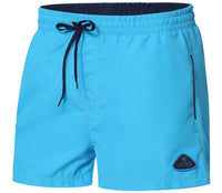 1 x RAW Customer Returns Ladeheid men s swim shorts, short swim shorts, swimming trunks LAZA1001 azure blue, navy blue, 5XL  - RRP €26.21