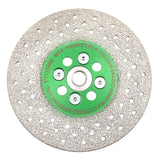 1 x RAW Customer Returns KURSTOL diamond cutting disc - premium diamond for grinding, 125 mm x M14 mandrel, granite grinding disc for bevelling shapes of porcelain, earthenware, tiles, ceramics, granite, concrete - RRP €25.99