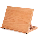 1 x RAW Customer Returns Falling in Art 5-Position Wooden Drawing Table Easel Drawing and Sketching Board, 41 x 31 cm - RRP €33.26