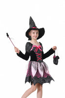 1 x Brand New Willheoy girls witch costume baby children carnival costume witch dress with witch hat for Halloween cosplay - RRP €22.49