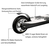 1 x RAW Customer Returns Clothink Stunt Scooter 360 Steering Sports Scooter with 100mm PU Wheels Kickscooter for Children Adults Green - RRP €46.38