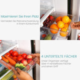 1 x RAW Customer Returns Kurtzy Pull Out Refrigerator Drawer Organizer - BPA Free Clear Pull Out Plastic Storage for Fridge, Freezer or Kitchen - For Fruits, Vegetables More - RRP €20.99