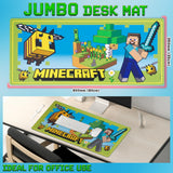 1 x RAW Customer Returns Minecraft Desk Pad Kids, Non-Slip Desk Mat 80x35cm - Gifts for Kids Green  - RRP €17.7