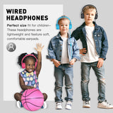 1 x RAW Customer Returns Rockpapa 952 children s headphones with cable, headphones for children and girls, HD microphone, 3.5 mm jack, foldable, on-ear headphones for school travel mobile phone tablet PC, black and white - RRP €16.99