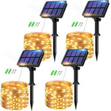 1 x RAW Customer Returns btfarm solar fairy lights outside, total 32M 320 LED solar fairy lights outside weatherproof 8 modes IP65 waterproof copper wire, outdoor fairy lights solar chain wire for balcony garden decoration, warm white - RRP €29.23