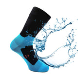 1 x RAW Customer Returns Kadem Unisex Women Men Adults Children Waterproof Breathable Outdoor Lifestyle Socks Running Cycling Hiking Water Sports Winter Sports Outdoor Sports turquoise L 43-46 - RRP €27.5