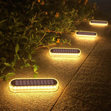 1 x RAW Customer Returns Lacasa Solar Floor Lights Outdoor, 40LM 4 Pack Solar Lights for Outdoor Warm White Solar Lamps IP68 Waterproof LED Path Lights with Auto ON OFF Light Sensor for Garden Lawn Patio Yard Driveway - RRP €41.74