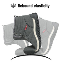 1 x RAW Customer Returns SAGUARO Men s Winter Shoes, Warm Lined Boots, Winter Snow Boots, Outdoor Winter Boots, Gray 40 - RRP €42.98