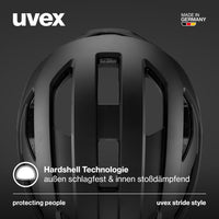 1 x RAW Customer Returns uvex Stride Style - robust all-round bicycle helmet with individual size adjustment - perfect fit, safe versatile - Powder Matte - 56-59 cm - RRP €80.66