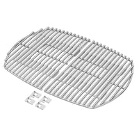 1 x RAW Customer Returns Onlyfire stainless steel grill grate, replacement grate suitable 54.6 38.5 cm for gas grills of the Weber Q200, Q220, Q2000, Q2200, Q2400 series - RRP €51.42