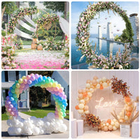 1 x Brand New Wedding Arch Metal Balloon Arch Round Wedding Arch Arch Kit Ring Wedding Arch Balloon Arch for Wedding Birthday Party Snap-in 2m  - RRP €99.99