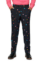 1 x RAW Customer Returns OppoSuits Funny Prom Suits for Men - Complete Set Jacket, Pants and Tie Multicolor Size 52 EU - RRP €89.95