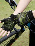 2 x Brand New INBIKE Mountain Bike Gloves Summer Enduro Half Finger Cycling Men Women MTB Bike Shorts Breathable and Resistant Green M - RRP €33.44