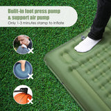 1 x RAW Customer Returns TOMSHOO sleeping mat 1 2 person camping outdoor, ultralight inflatable air mattress with foot press pump, integrated pillow, storage bag, camping mattresses sleeping mat for hiking, more - RRP €37.3