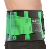 1 x RAW Customer Returns MEDiBrace back support belt, back brace, lumbar support for lower back with adjustable back strap and support braces for back pain relief - RRP €28.37