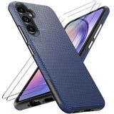 1 x Brand New Guisessy mobile phone case for Samsung Galaxy A54 5G case, Samsung A54 5G case with 2 pieces of tempered film shockproof indestructible PC hard case, non-slip and TPU drop protection case - blue - RRP €10.07