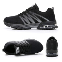 1 x RAW Customer Returns Azooken Men s Women s Sports Shoes Running Shoes Sneakers Lightweight Fitness Mesh Air Sneaker Street Running Shoes Outdoor 8995 Black38  - RRP €39.99