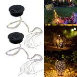 2 x RAW Customer Returns lifemet Solar Watering Can Solar Lamps Solar Lights Replacement Top - with Fairy Lights Garden Decoration Solar Spare Parts DIY Garden Decoration LED Light Bundle 2 Pieces - RRP €33.98