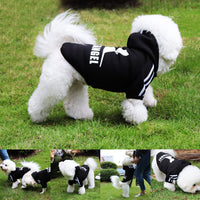 5 x Brand New Fashion Dog Hoodie Dog Clothes Streetwear Pure Cotton Sweatshirt Dog Cat Puppy Small Medium Large Fashion Outfit Black Pink, XXL  - RRP €54.2