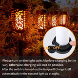 1 x RAW Customer Returns LQWELL Solar Lights Solar Torch Light for Outdoor Garden Pack of 8 12 LED Solar Lamp with Realistic Flame Effect IP65 Waterproof Garden Torches Solar Path Backyards Lawn Lighting 8 Pieces  - RRP €31.99