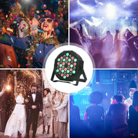 1 x RAW Customer Returns LED Par Spotlight 36 LED 72W Disco Light Party Light RGB DMX512 with Remote Control, Stage Light 7 Light Modes DJ Light for Party Bar Stage Festive Show - RRP €30.24